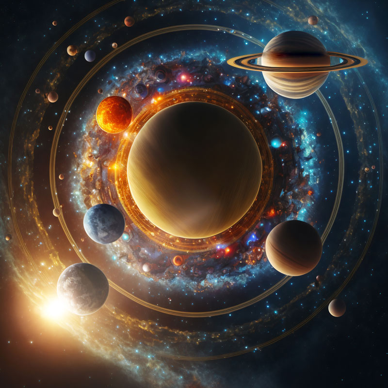 Vedic Astrology chart and symbols